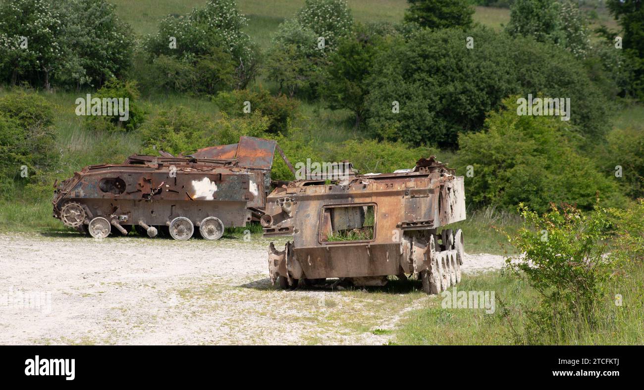 Abandoned military vehicles hi-res stock photography and images - Alamy