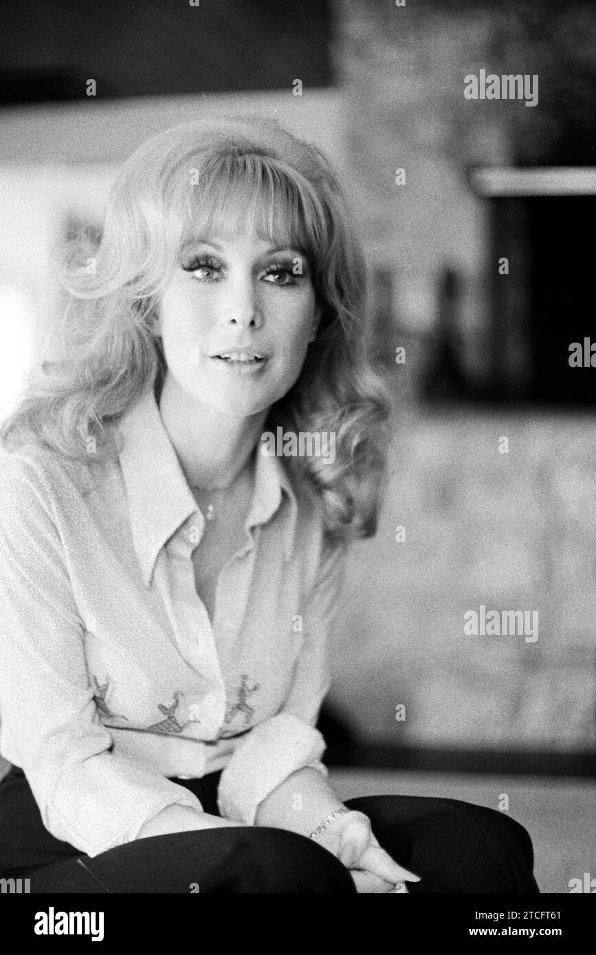 Barbara Eden, star of "I Dream of Jeannie" circa 1969. (File Reference