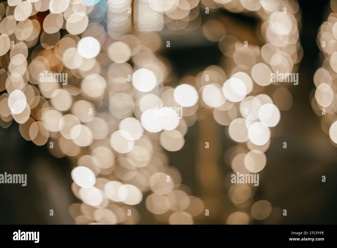Golden bokeh as a background Stock Photo - Alamy