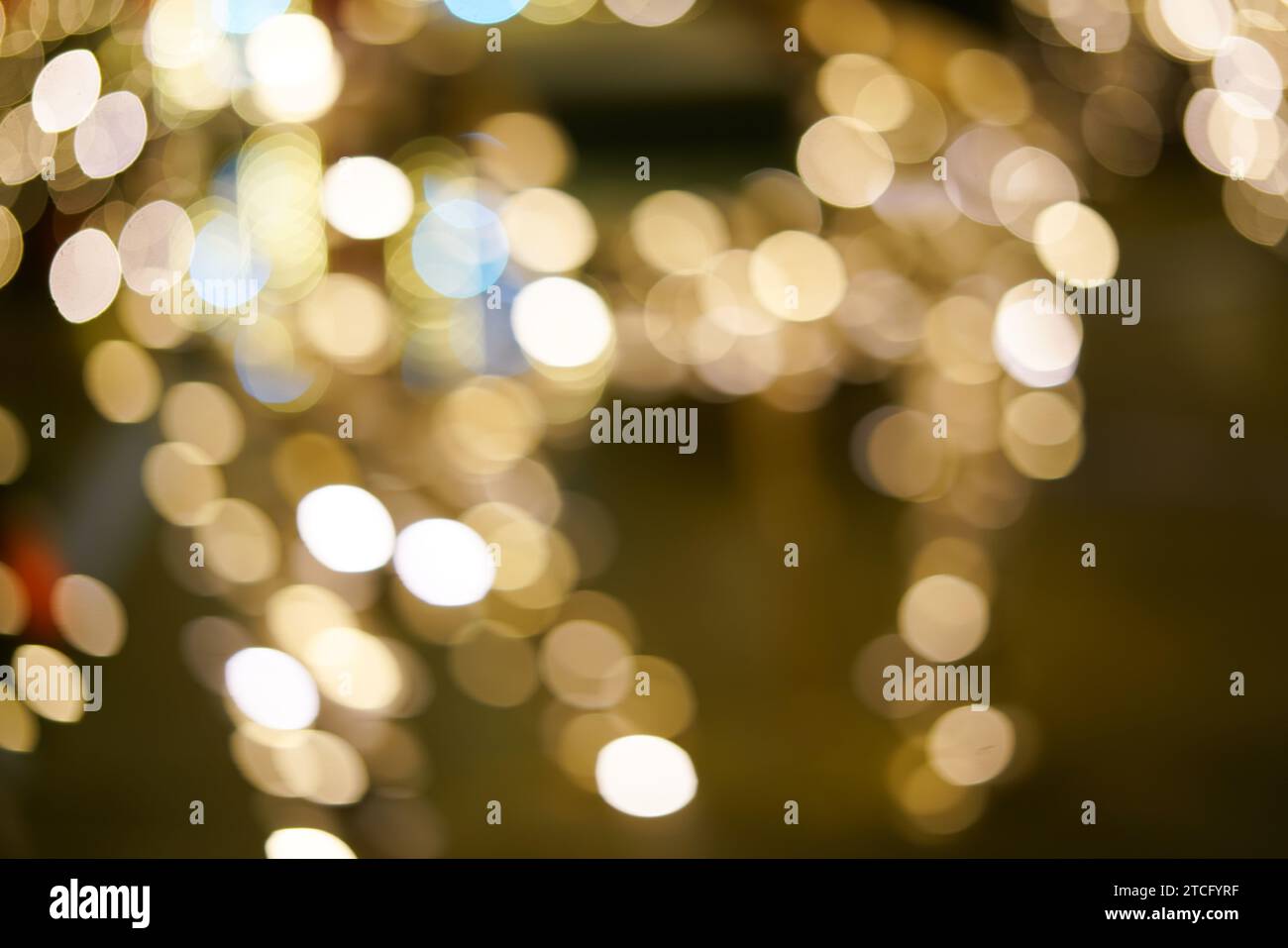 Golden bokeh as a background Stock Photo - Alamy