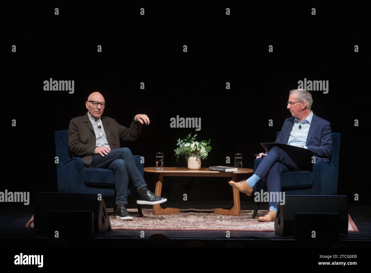 December 7, 2023: Sir Patrick Stewart speaks about his new memoir ...