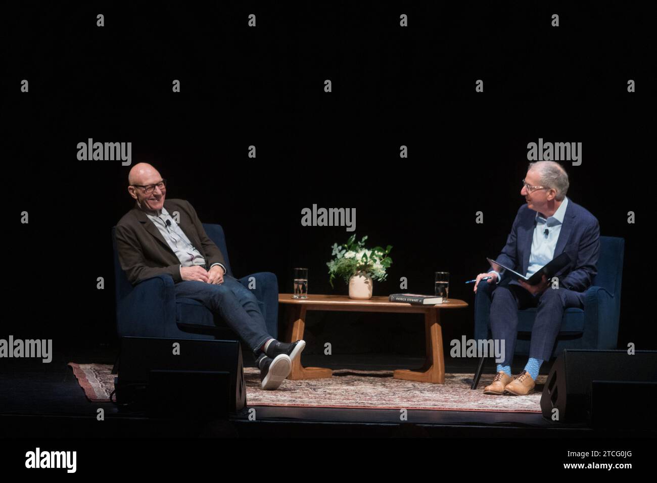 December 7, 2023: Sir Patrick Stewart speaks about his new memoir ...