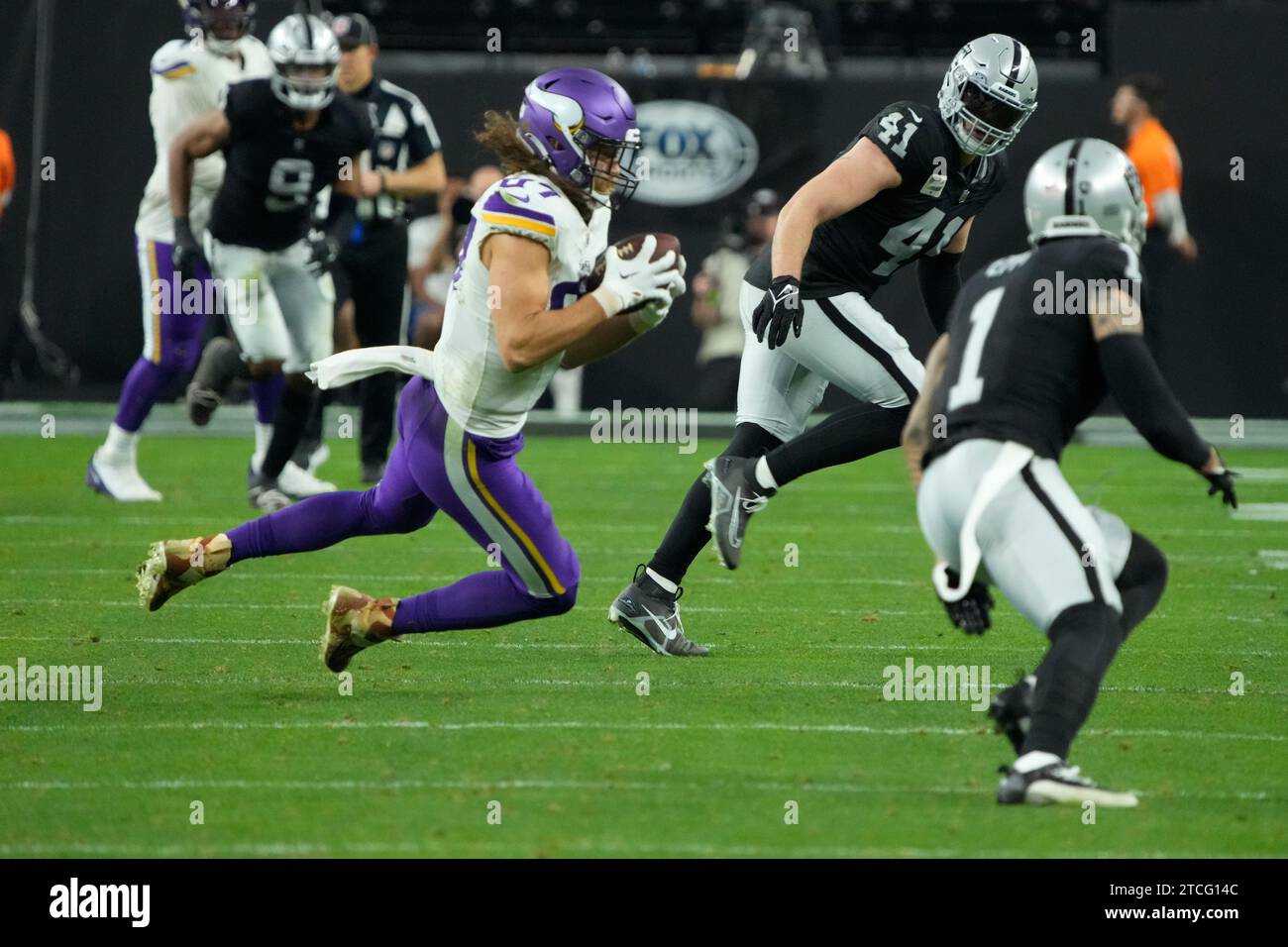 Minnesota Vikings wide receiver Jalen Nailor (83) catches the ball