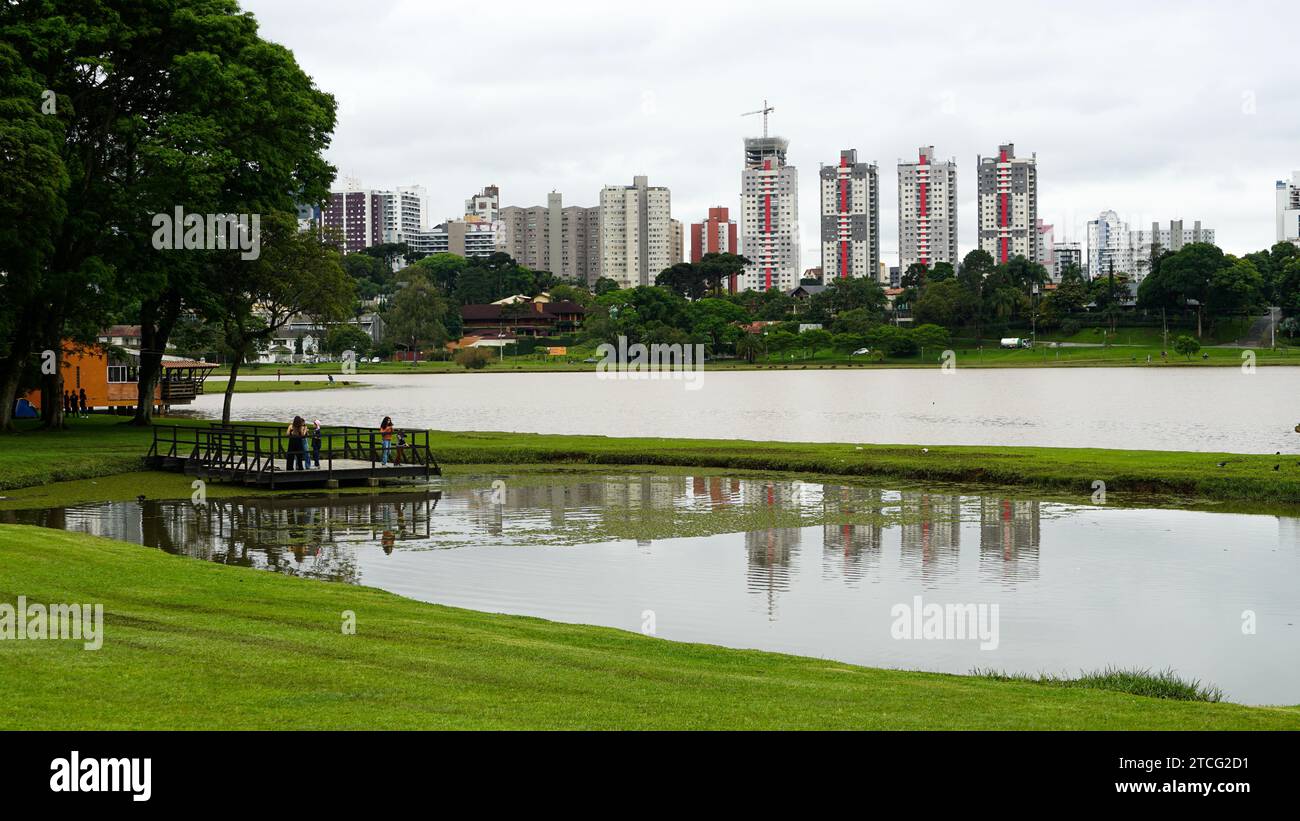 Barigui Park, municipal park in Curitiba, capital of the state of Paraná, Brazil Stock Photo