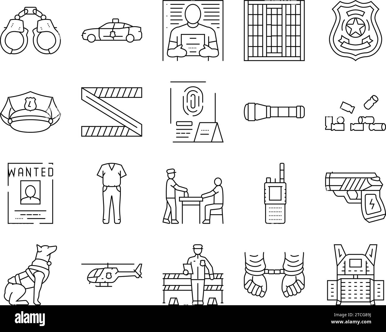 Crime Scene Police Evidence Icons Set Vector Stock Vector Image Art crime-scene-police-evidence-icons-set-vector-stock-vector-image-art