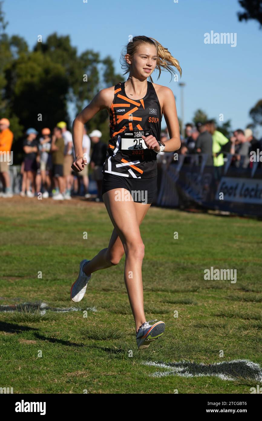 Maddie gardner places 15th in girls race in 18 hi-res stock photography ...