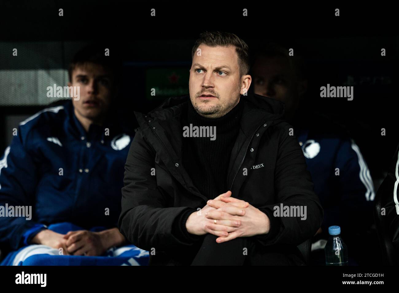 Copenhagen, Denmark. 12th Dec, 2023. Head coach Jacob Neestrup of FC Copenhagen seen during the UEFA Champions League match between FC Copenhagen and Galatasaray at Parken in Copenhagen. (Photo Credit: Gonzales Photo/Alamy Live News Stock Photo