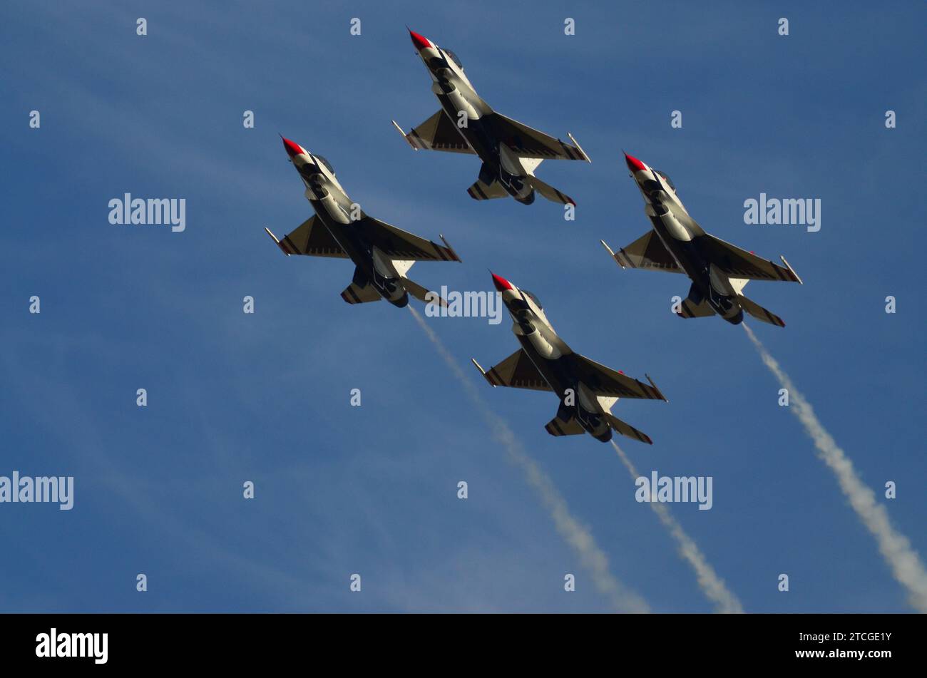 Atlanta, GA, USA October 14,2014 US Air force Thunderbird fighter