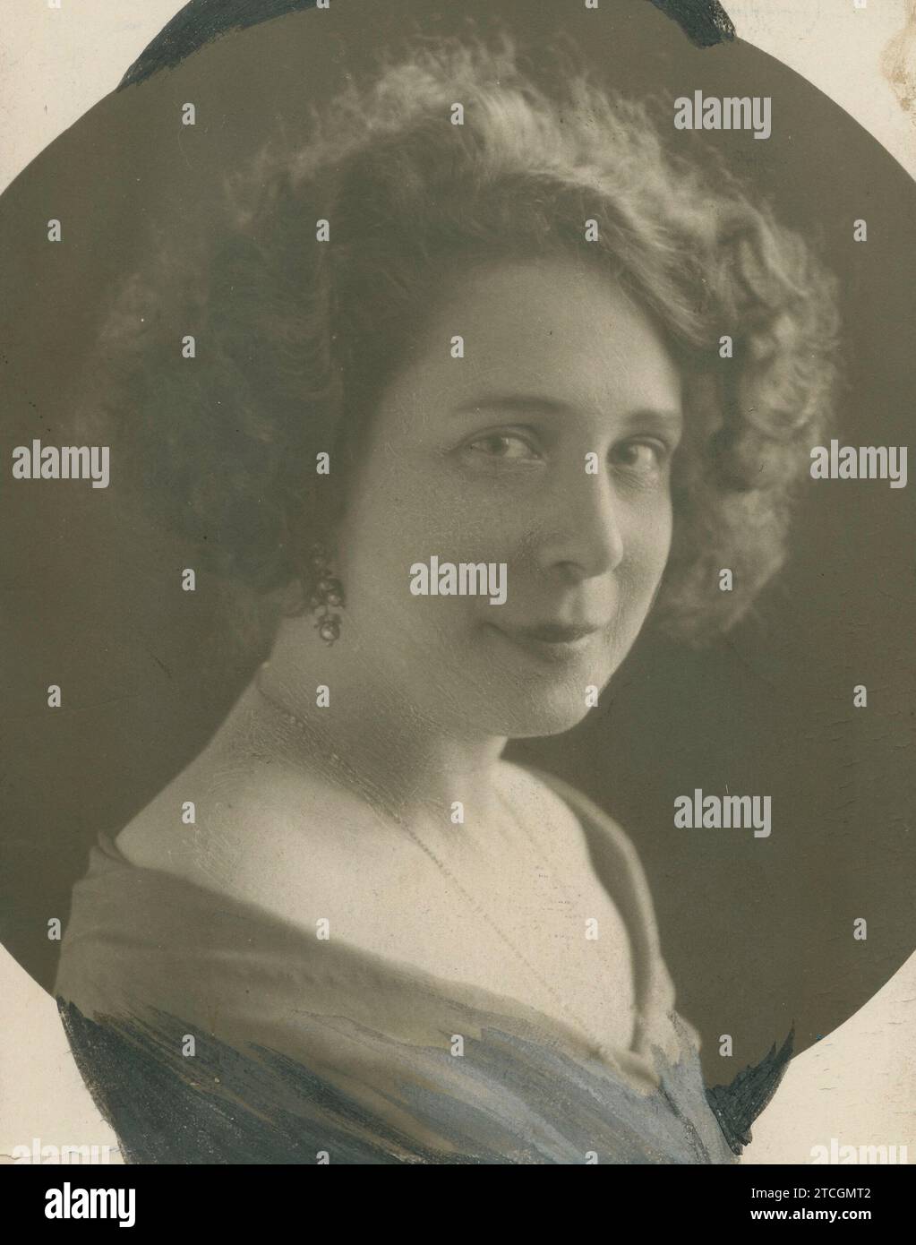 12/31/1929. Portrait of Margarita Nelken. Credit: Album / Archivo ABC Stock Photo