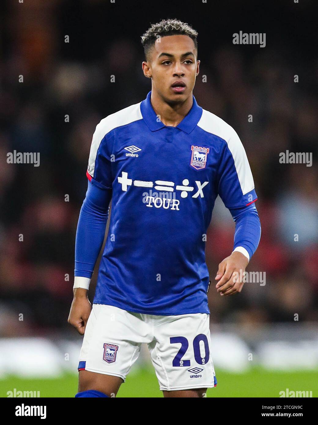 Ipswich Town's Omari Hutchinson in action during the Watford FC v