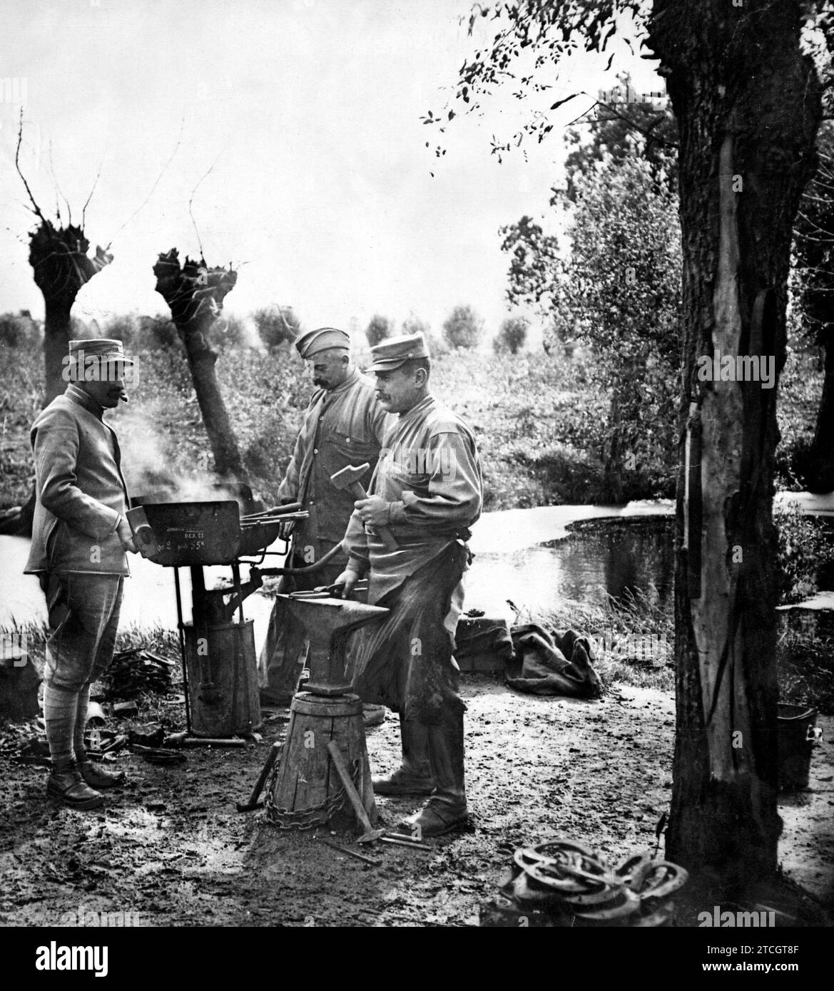 10/31/1917. On the Western Front. Portable from the Farrier