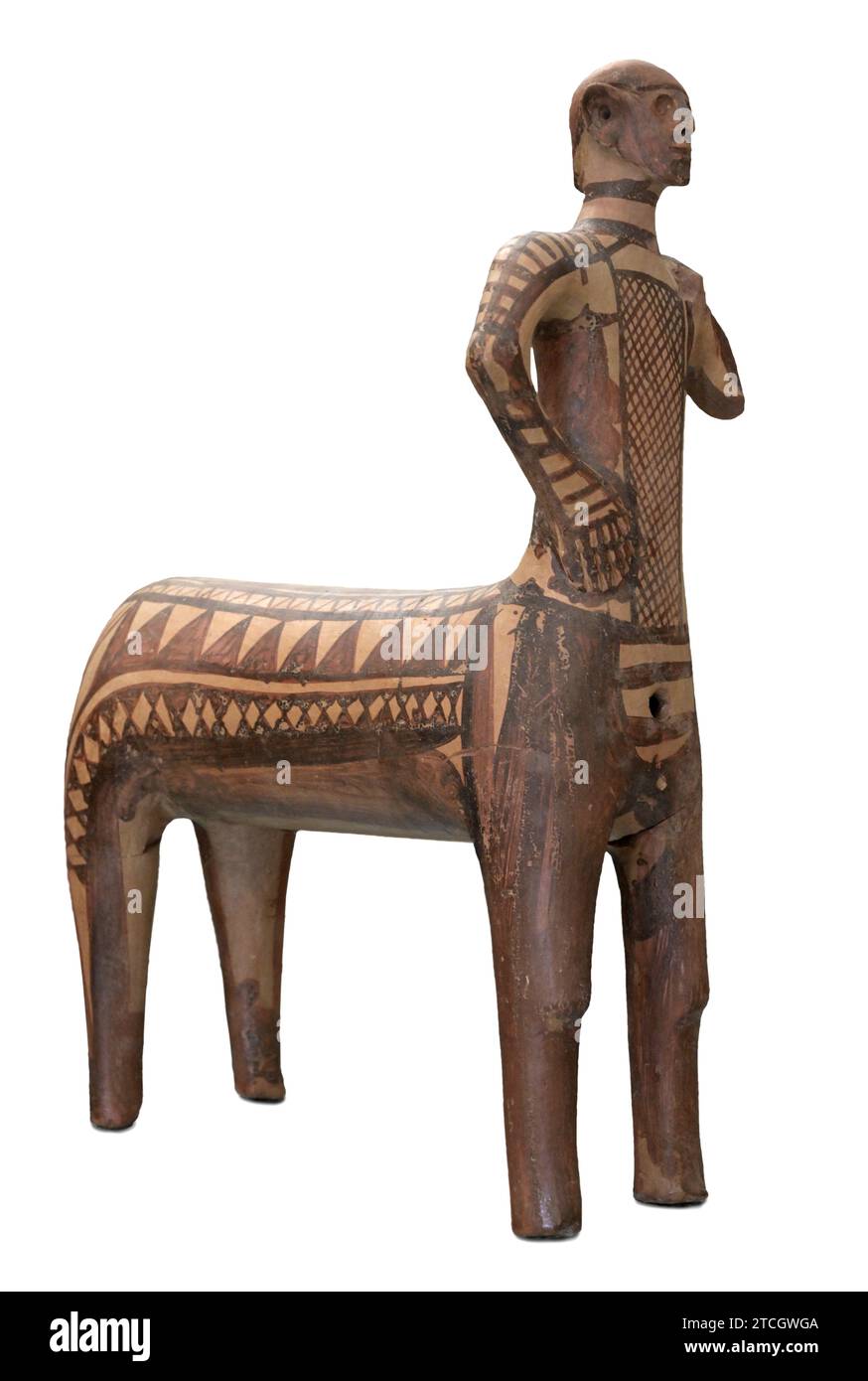 A ceramic centaur figurine from Lefkandi is one of the most remarkable ...