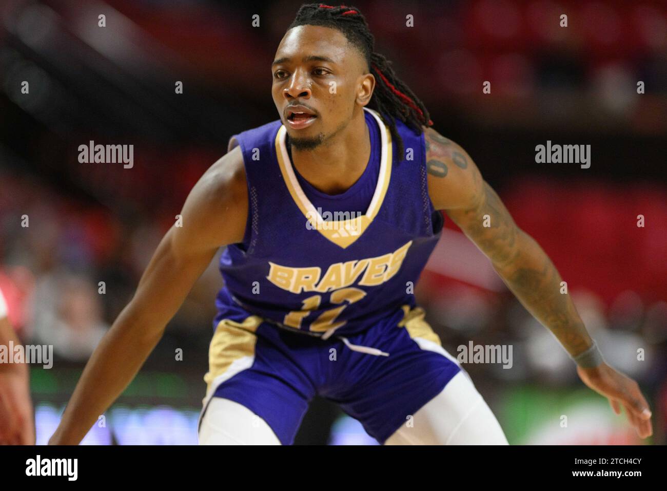 College Park, MD, USA. 12th Dec, 2023. Alcorn State Braves guard