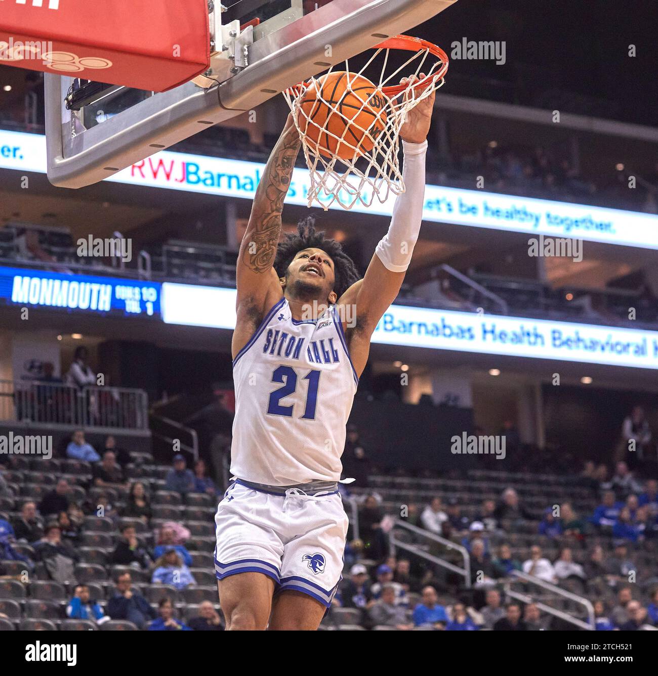 Seton Hall Pirates Guard Isaiah Coleman (21) Dunks In The Second Half ...