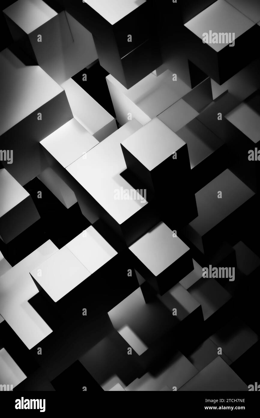Black And White 3D Photos at Georgia Farber blog