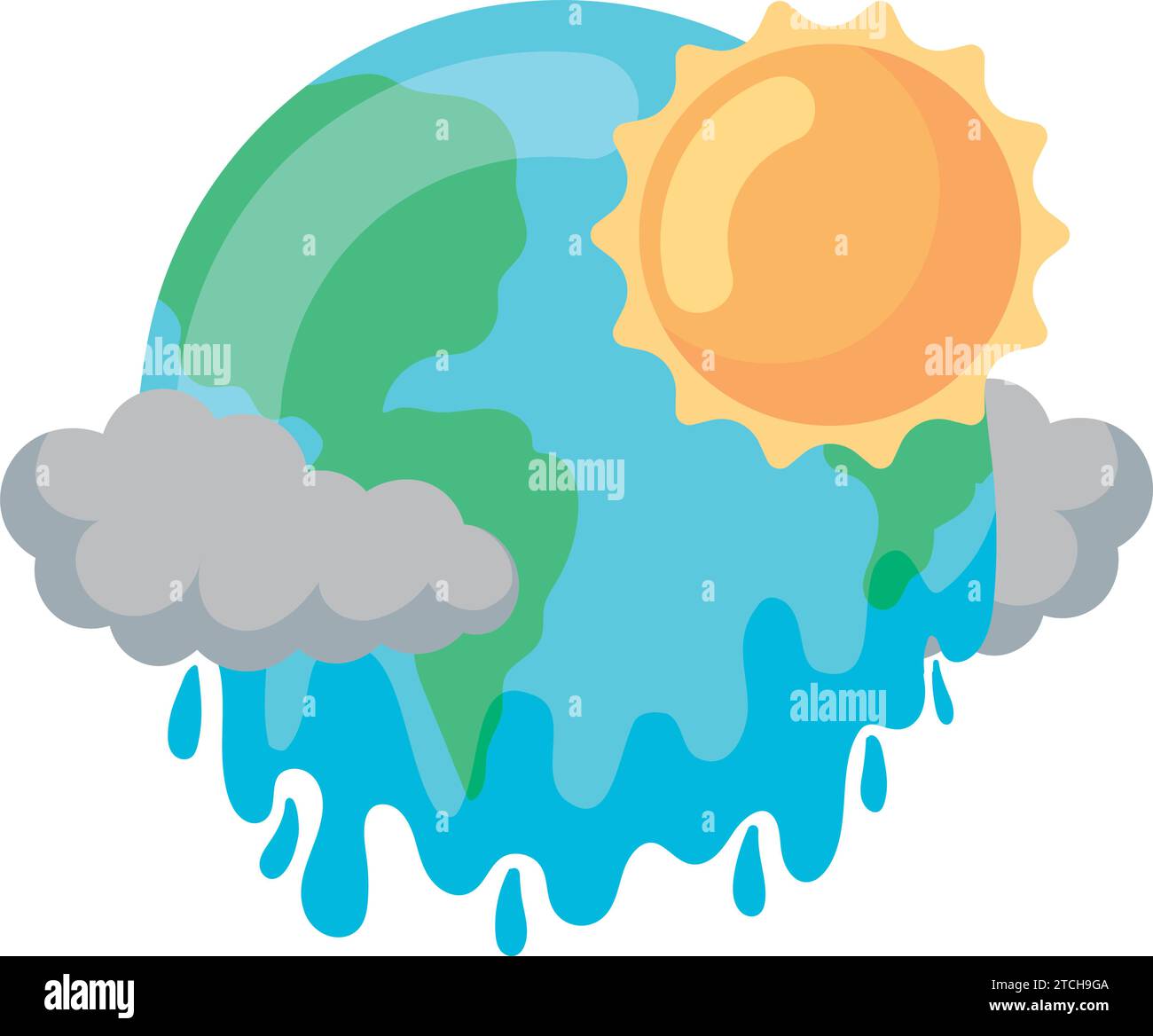 global warming isolated Stock Vector Image & Art - Alamy