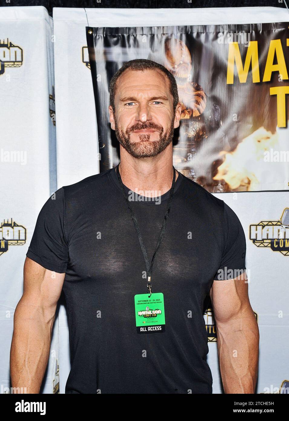 23 October 2023 - Hamilton, Ontario, Canada. Actor Matthew G. Taylor (best known for his role in