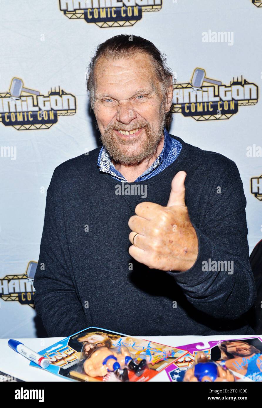 23 October 2023 Hamilton, Ontario, Canada. Retired wrestling legend