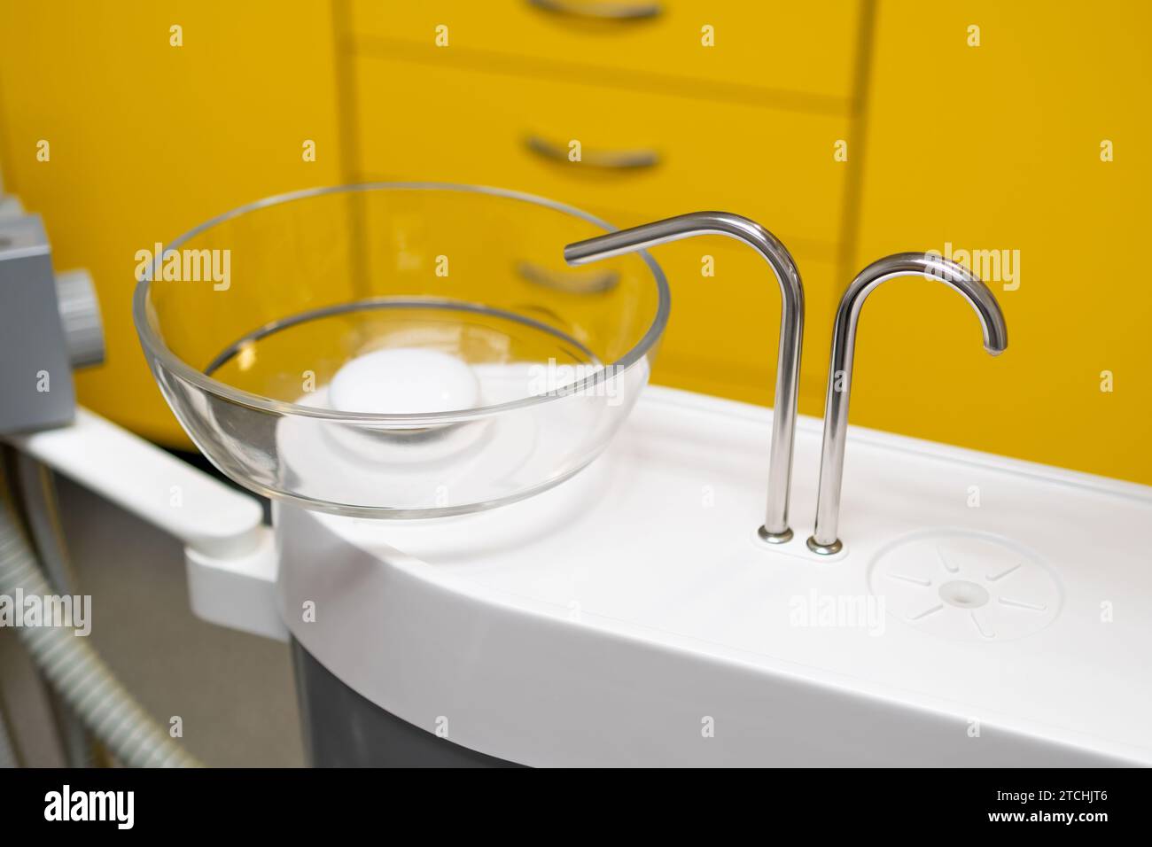 Sink for flashing teeth in the modern dental office Stock Photo Alamy