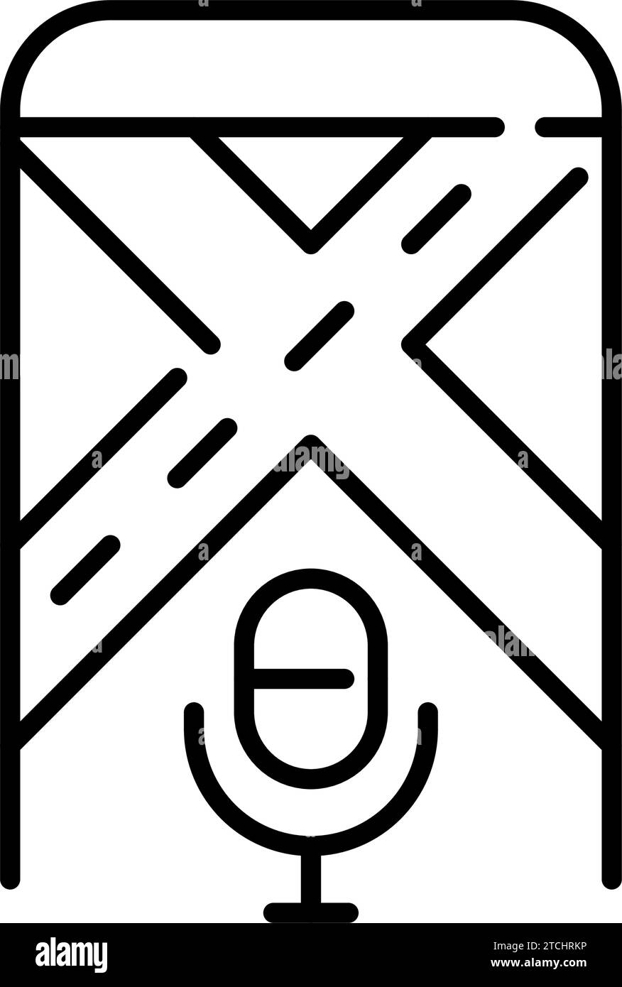 Usa traffic information route map Black and White Stock Photos & Images ...