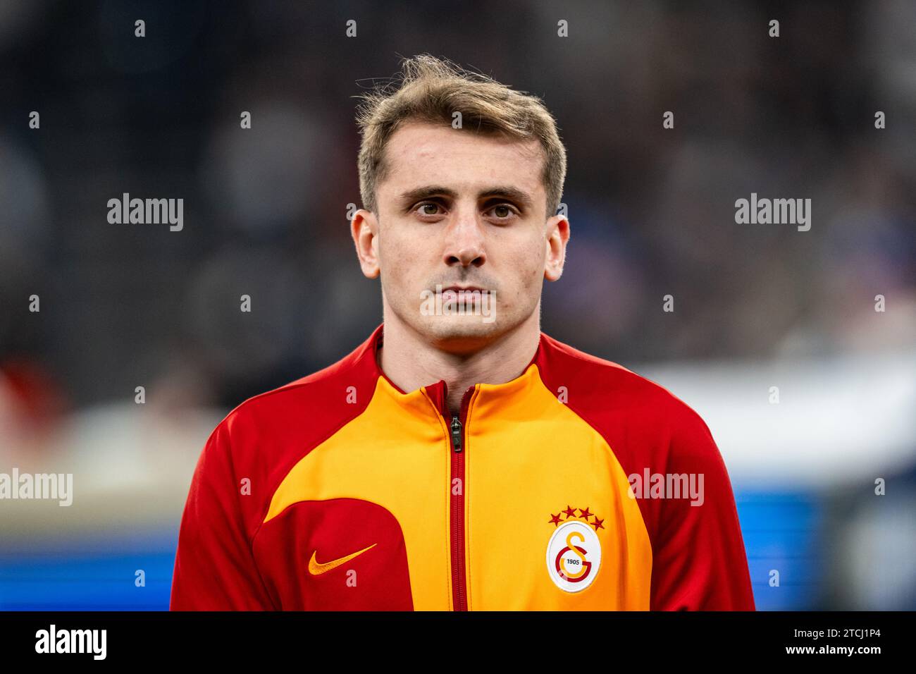 Copenhagen, Denmark. 12th Dec, 2023. Kerem Akturkoglu of Galatasaray seen during the UEFA Champions League match between FC Copenhagen and Galatasaray at Parken in Copenhagen. (Photo Credit: Gonzales Photo/Alamy Live News Stock Photo