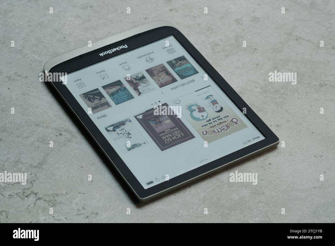 HCMC, VN Dec 2023. Pocketbook electric reader Stock Photo Alamy