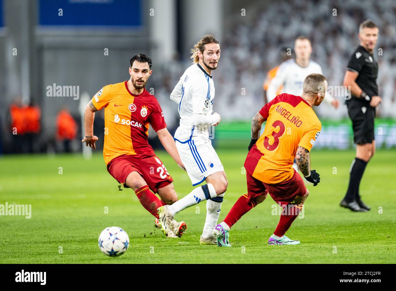 Copenhagen, Denmark. 12th Dec, 2023. Rasmus Falk (33) of FC Copenhagen seen during the UEFA Champions League match between FC Copenhagen and Galatasaray at Parken in Copenhagen. (Photo Credit: Gonzales Photo/Alamy Live News Stock Photo