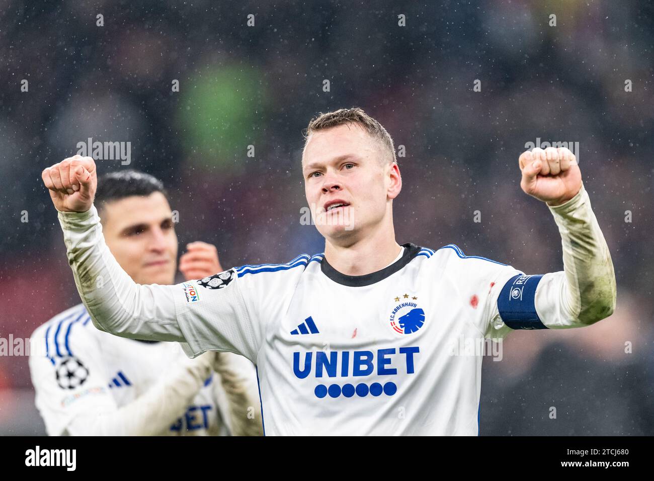 Copenhagen, Denmark. 12th Dec, 2023. Viktor Claesson of FC Copenhagen seen after the UEFA Champions League match between FC Copenhagen and Galatasaray at Parken in Copenhagen. (Photo Credit: Gonzales Photo/Alamy Live News Stock Photo