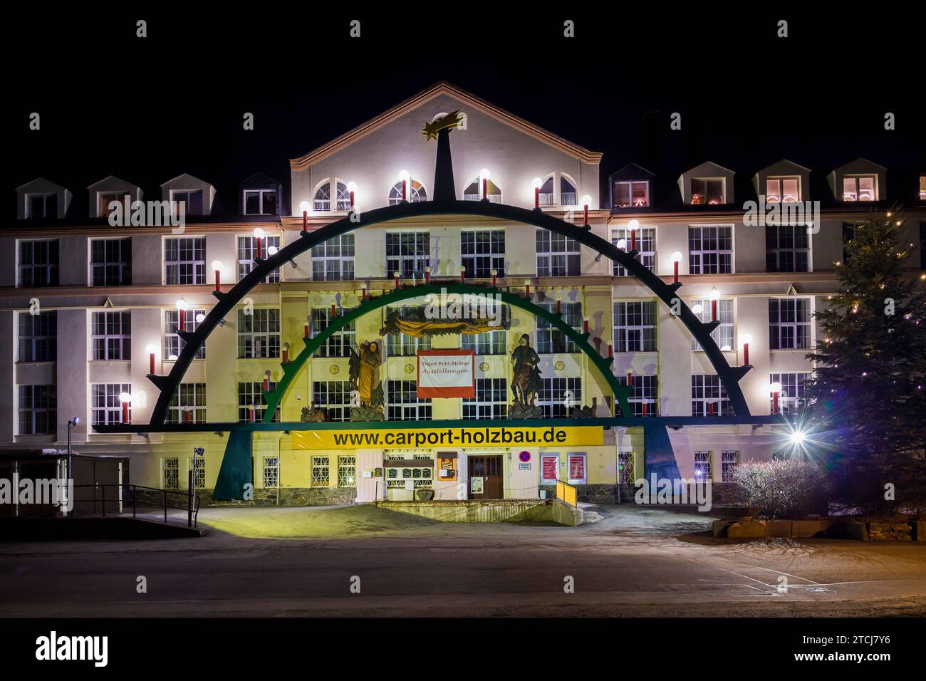 Candle arch Gelenau The Gelenau candle arch is in the Guinness Book of