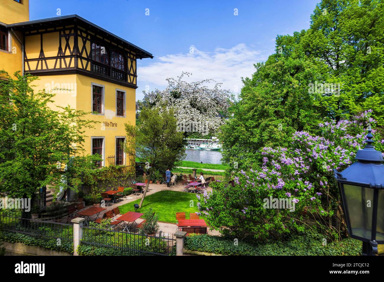 Villa Marie, a wellknown restaurant in the villa of the same name next