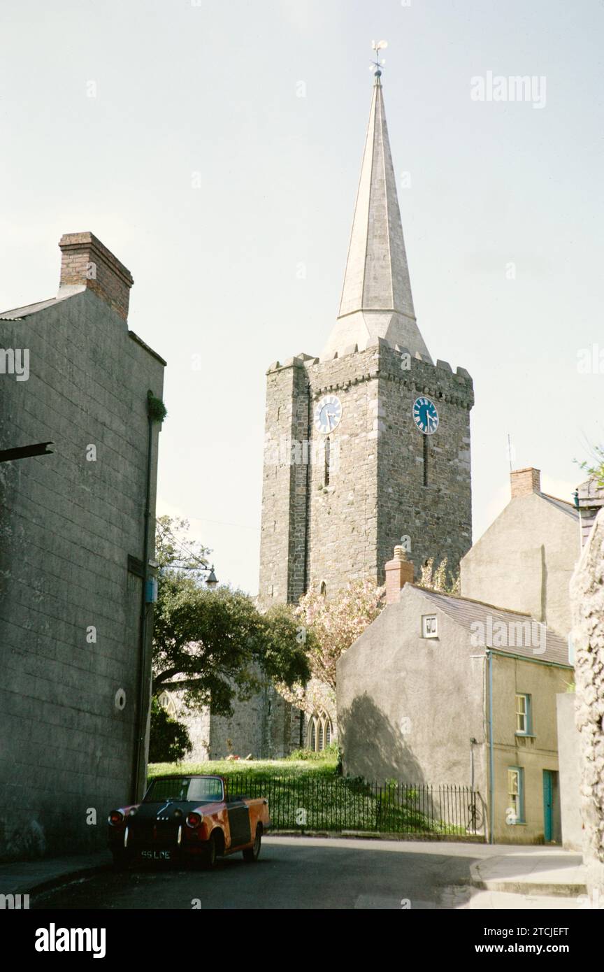 St. Mary's Church, Cresswell Street, Tenby, Pembrokeshire, Wales, UK May 1970 Stock Photo