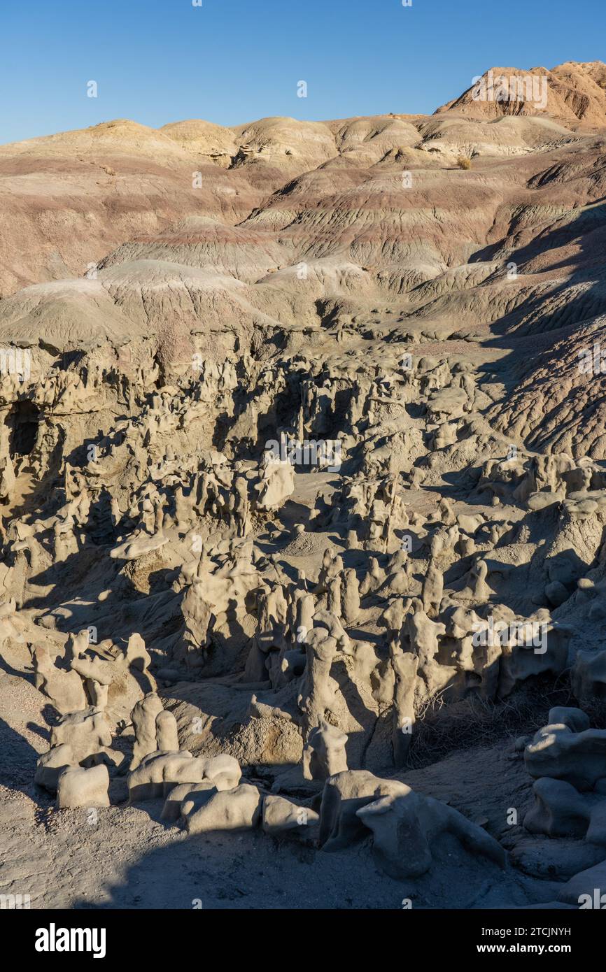 Fantastically eroded sandstone formations in the Fantasy Canyon ...