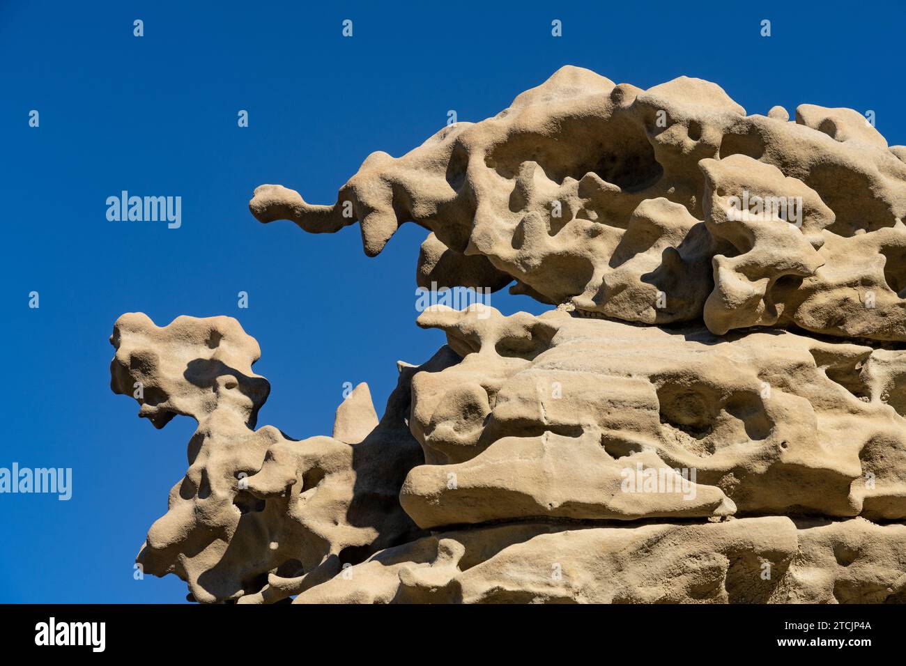 Fantastically eroded sandstone formations in the Fantasy Canyon ...