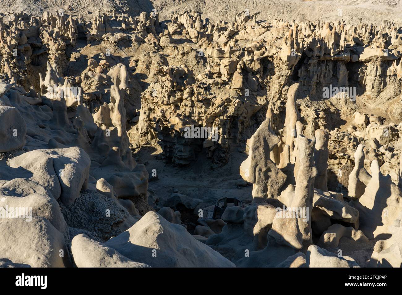 Fantastically eroded sandstone formations in the Fantasy Canyon ...