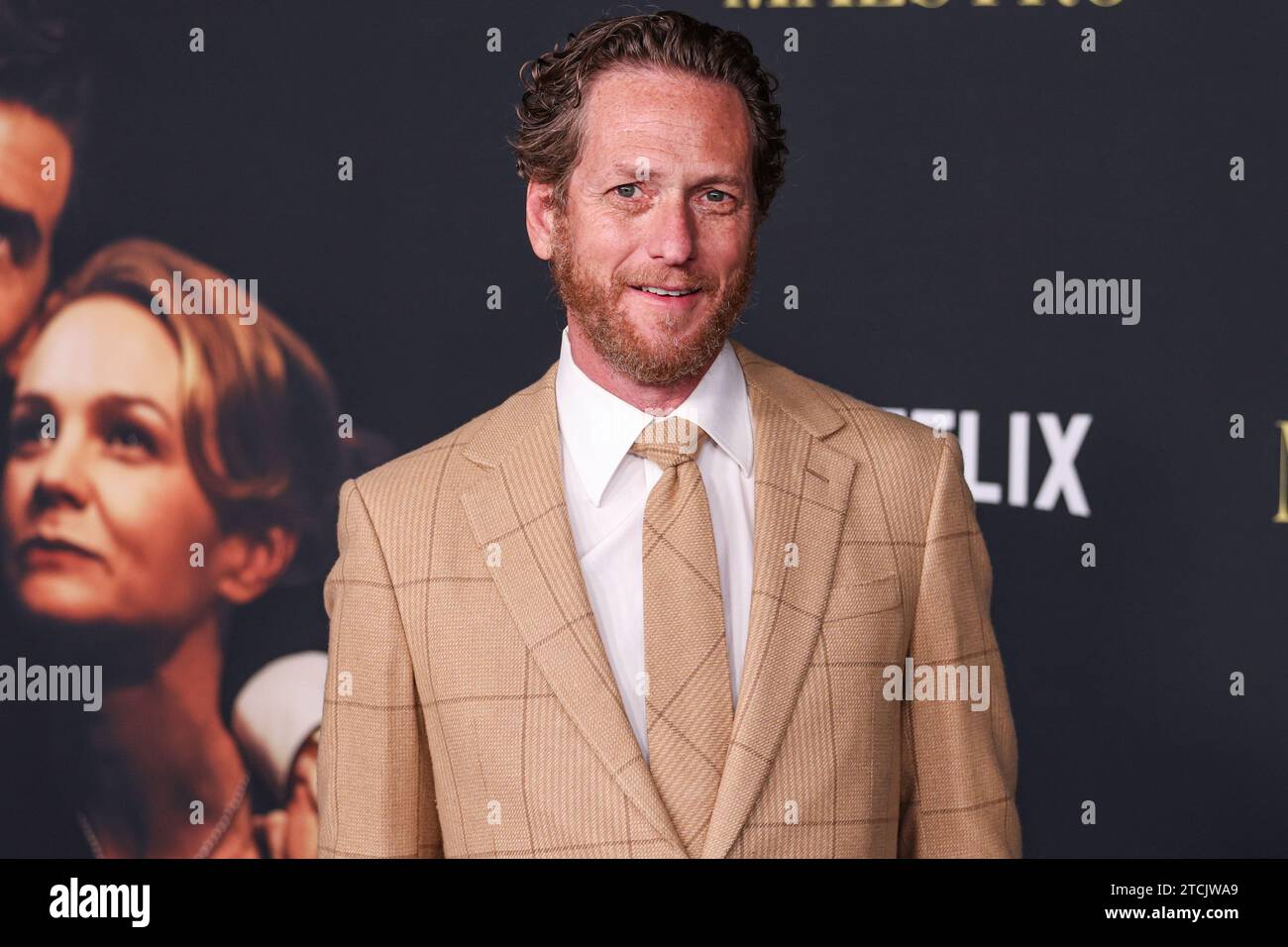 LOS ANGELES, CALIFORNIA, USA - DECEMBER 12: American actor, screenwriter and director Brian Klugman arrives at the Los Angeles Special Screening Of Netflix's 'Maestro' held at the Academy Museum of Motion Pictures on December 12, 2023 in Los Angeles, California, United States. (Photo by Xavier Collin/Image Press Agency) Stock Photo