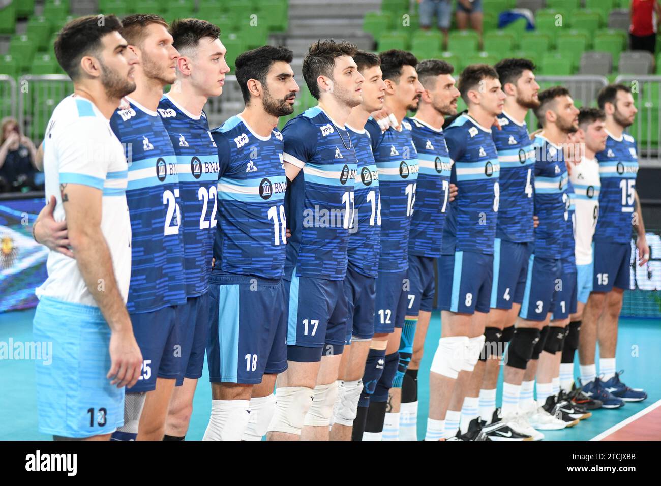 Argentina National Volleyball Team. Volleyball World Championship 2022. Stock Photo