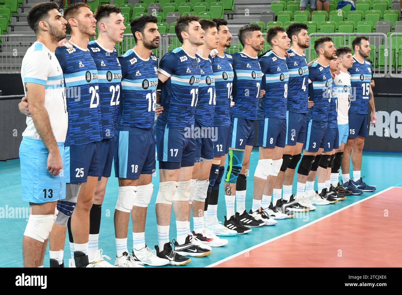 Argentina National Volleyball Team. Volleyball World Championship 2022. Stock Photo