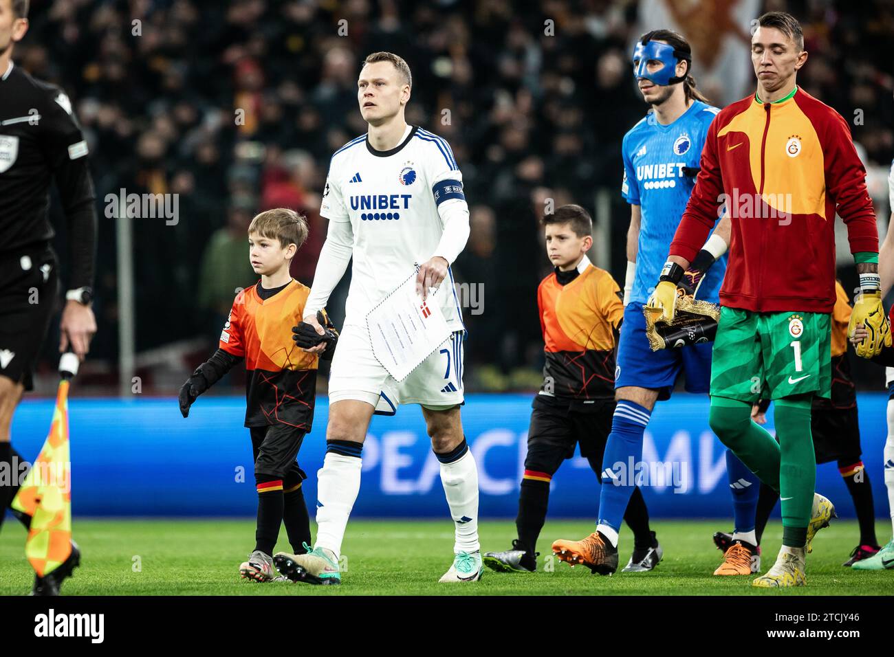 Copenhagen, Denmark. 12th Dec, 2023. Viktor Claesson (7) of FC Copenhagen seen during the UEFA Champions League match between FC Copenhagen and Galatasaray at Parken in Copenhagen. (Photo Credit: Gonzales Photo/Alamy Live News Stock Photo