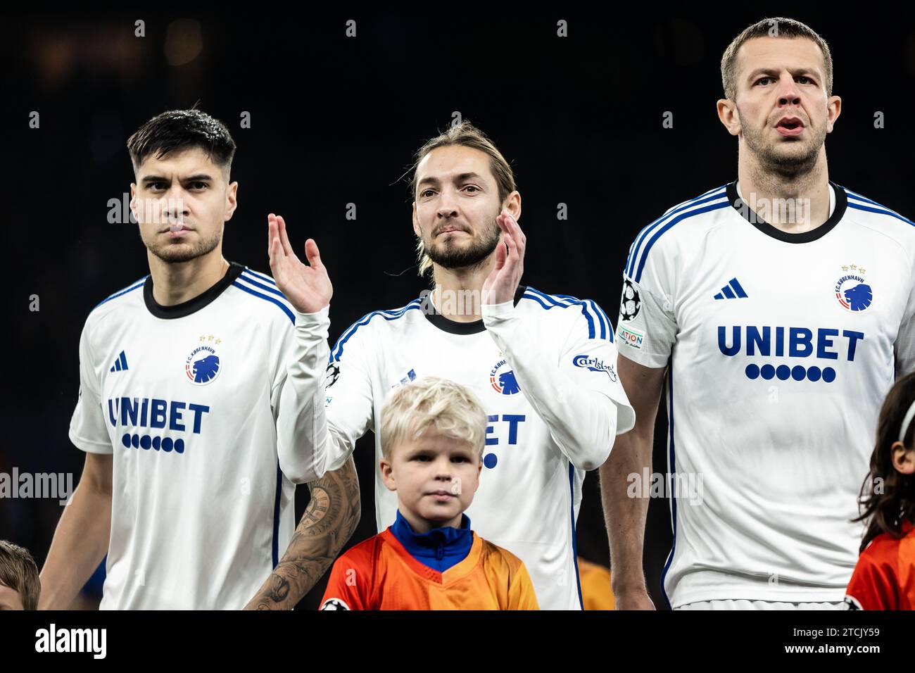 Copenhagen, Denmark. 12th Dec, 2023. Rasmus Falk of FC Copenhagen seen during the UEFA Champions League match between FC Copenhagen and Galatasaray at Parken in Copenhagen. (Photo Credit: Gonzales Photo/Alamy Live News Stock Photo