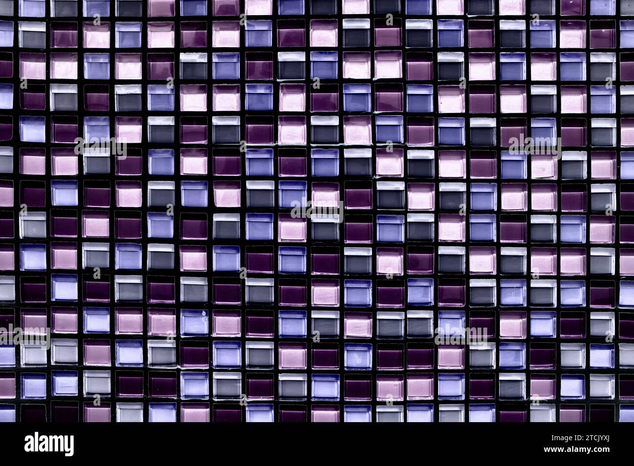 abstract square pixel mosaic wall background and texture Stock Photo ...