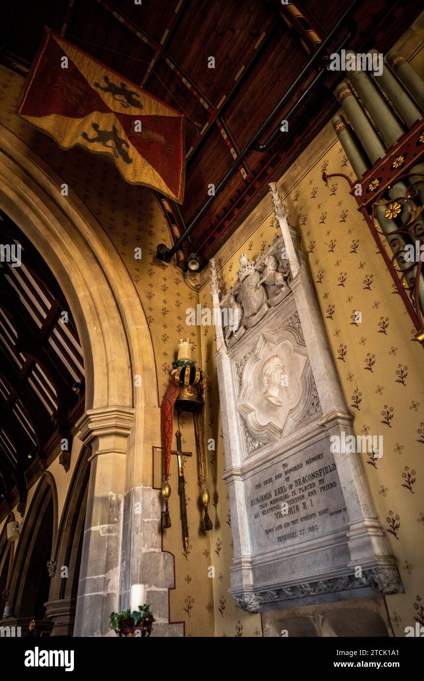 UK, England, Buckinghamshire, High Wycombe, Hughenden Valley, St ...