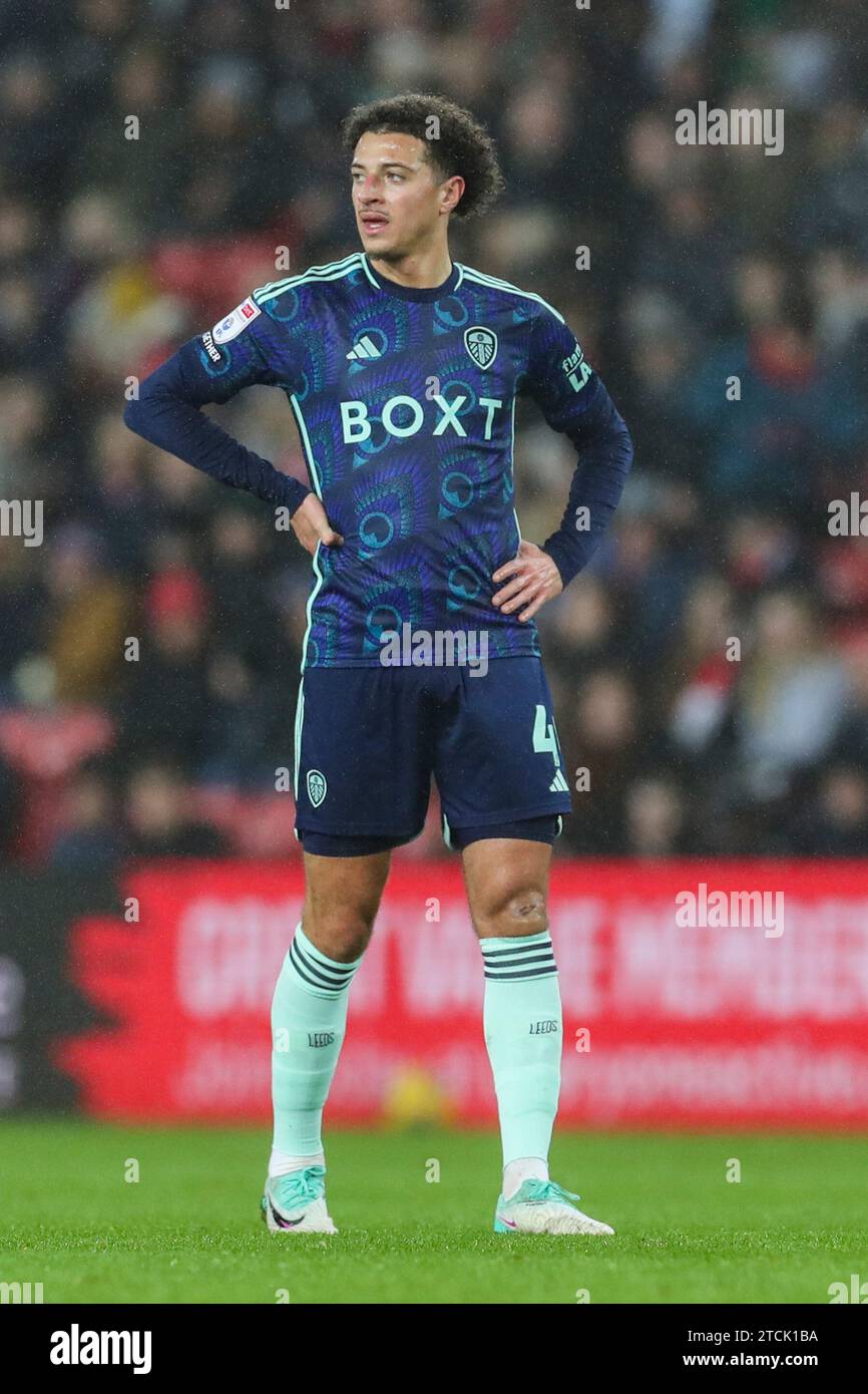 Sunderland, UK. 12th Dec, 2023. Leeds United forward Mateo Joseph (49