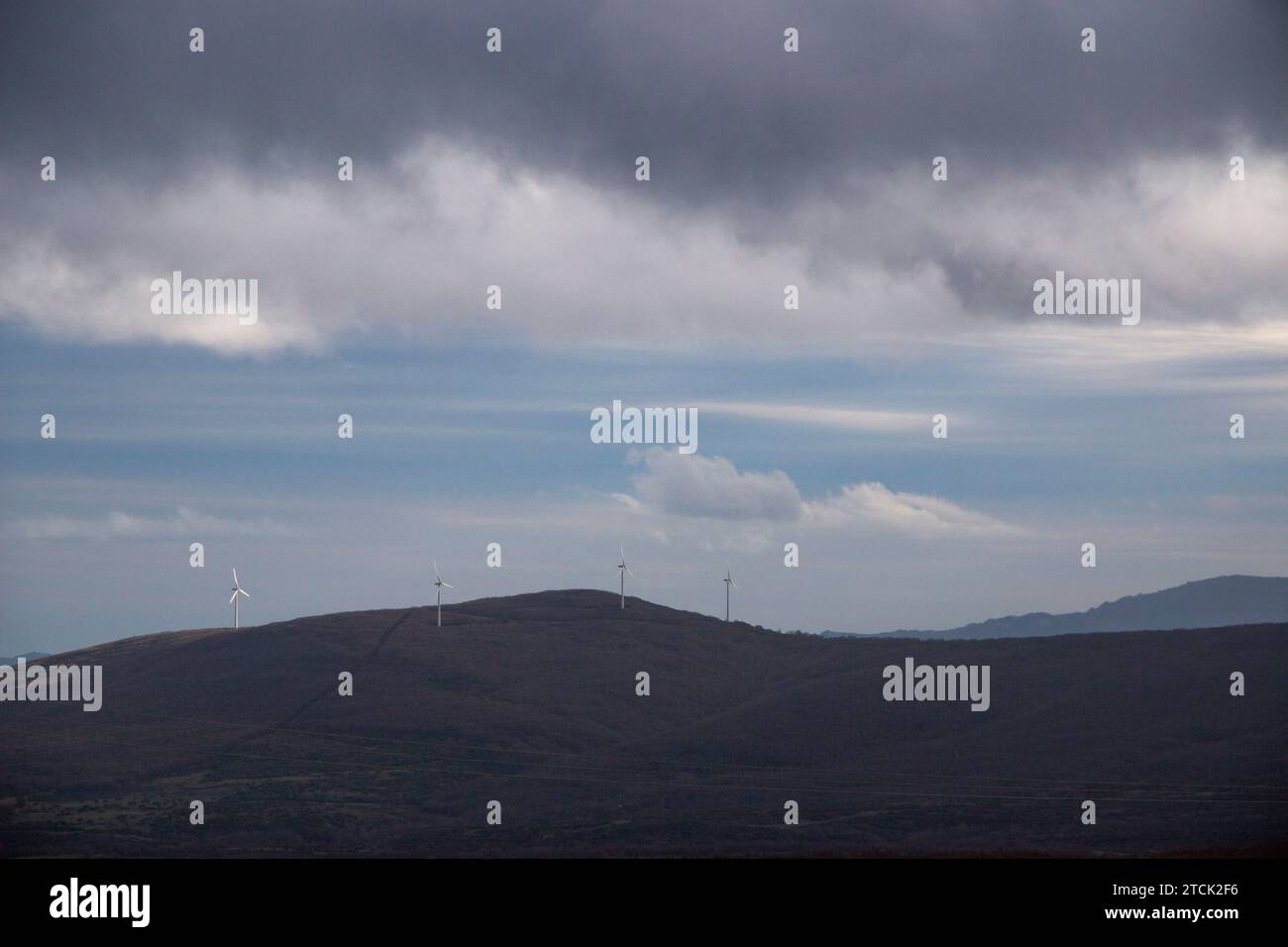 Blackspring Ridge Wind farm located on ridge hi-res stock photography and images - Alamy