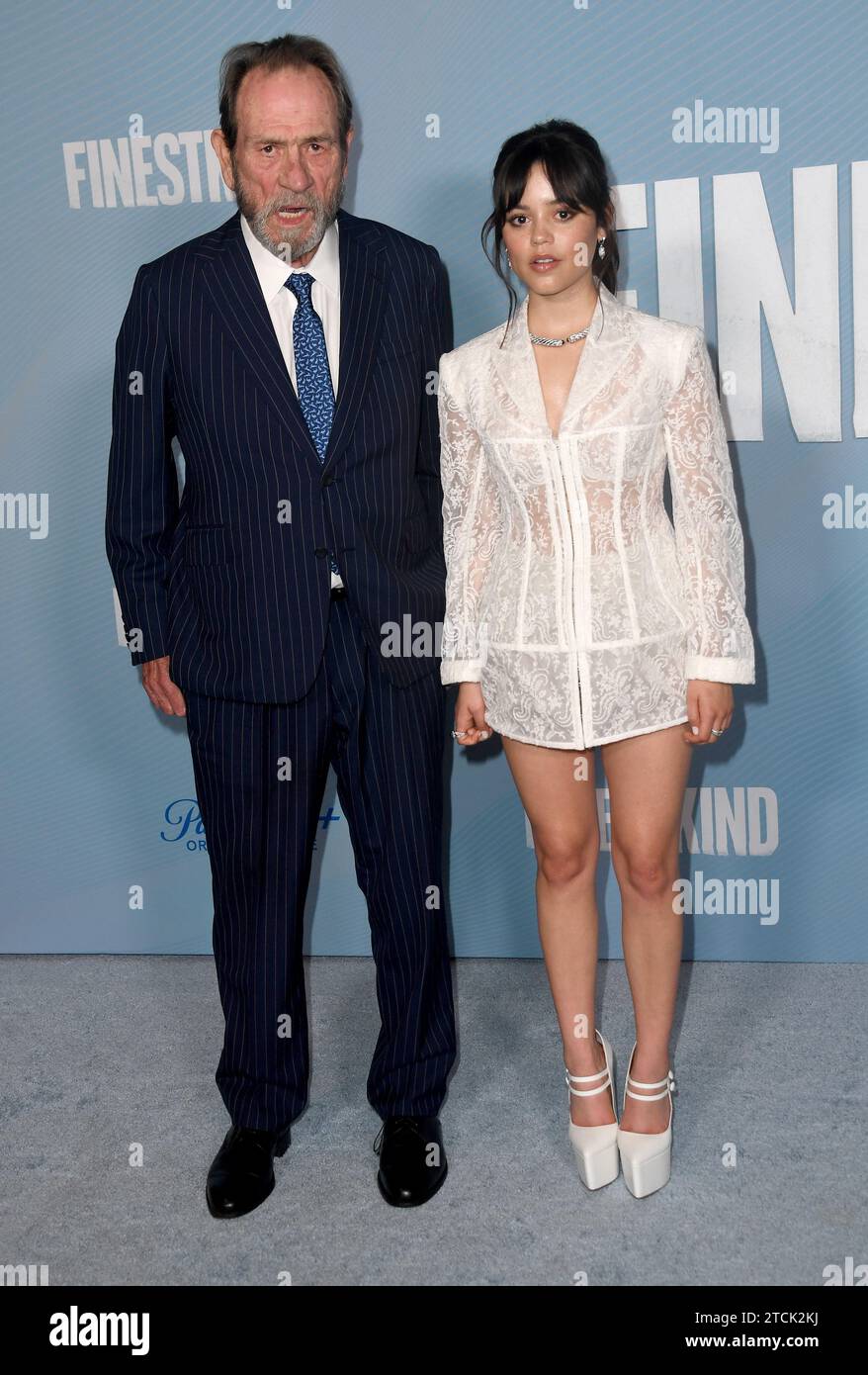 West Hollywood, USA. 12th Dec, 2023. Tommy Lee Jones and Jenna Ortega