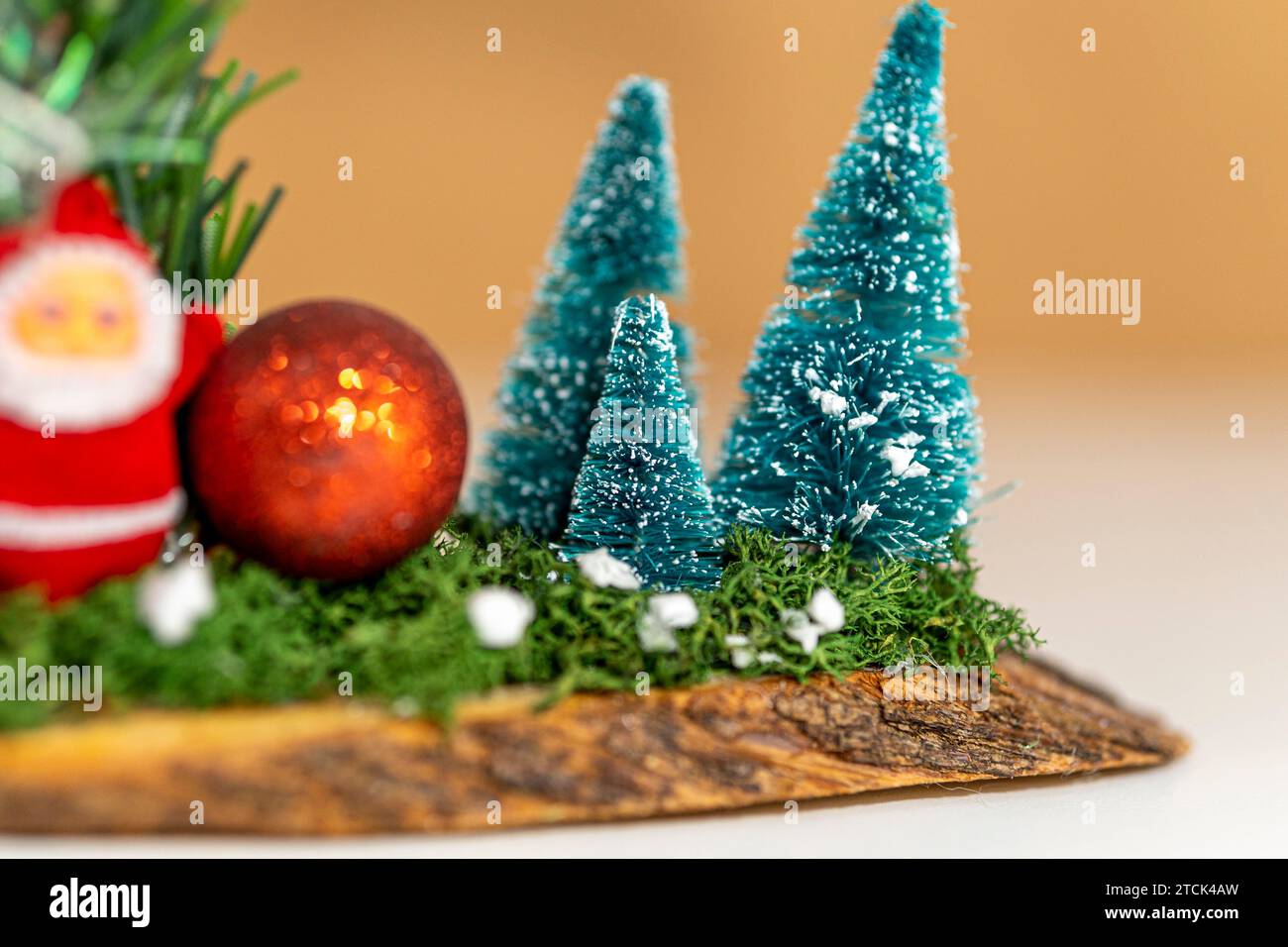 Small Christmas tree family of 3
