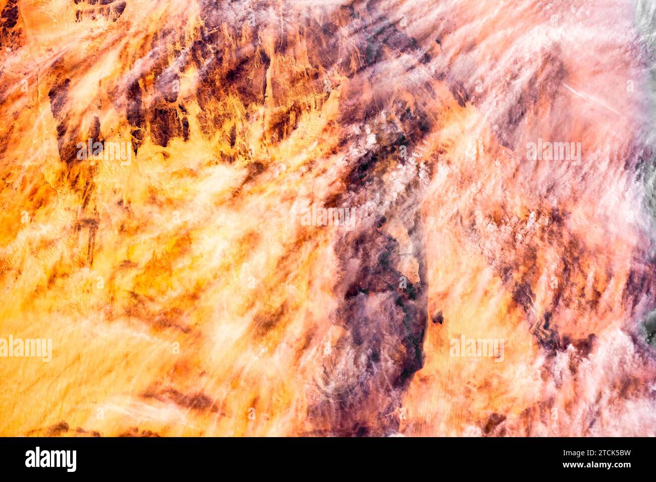 GMT340 18 17 Jasmin Moghbeli SN1083 Snow Cover Sunrise Africa Coast Stock Photo