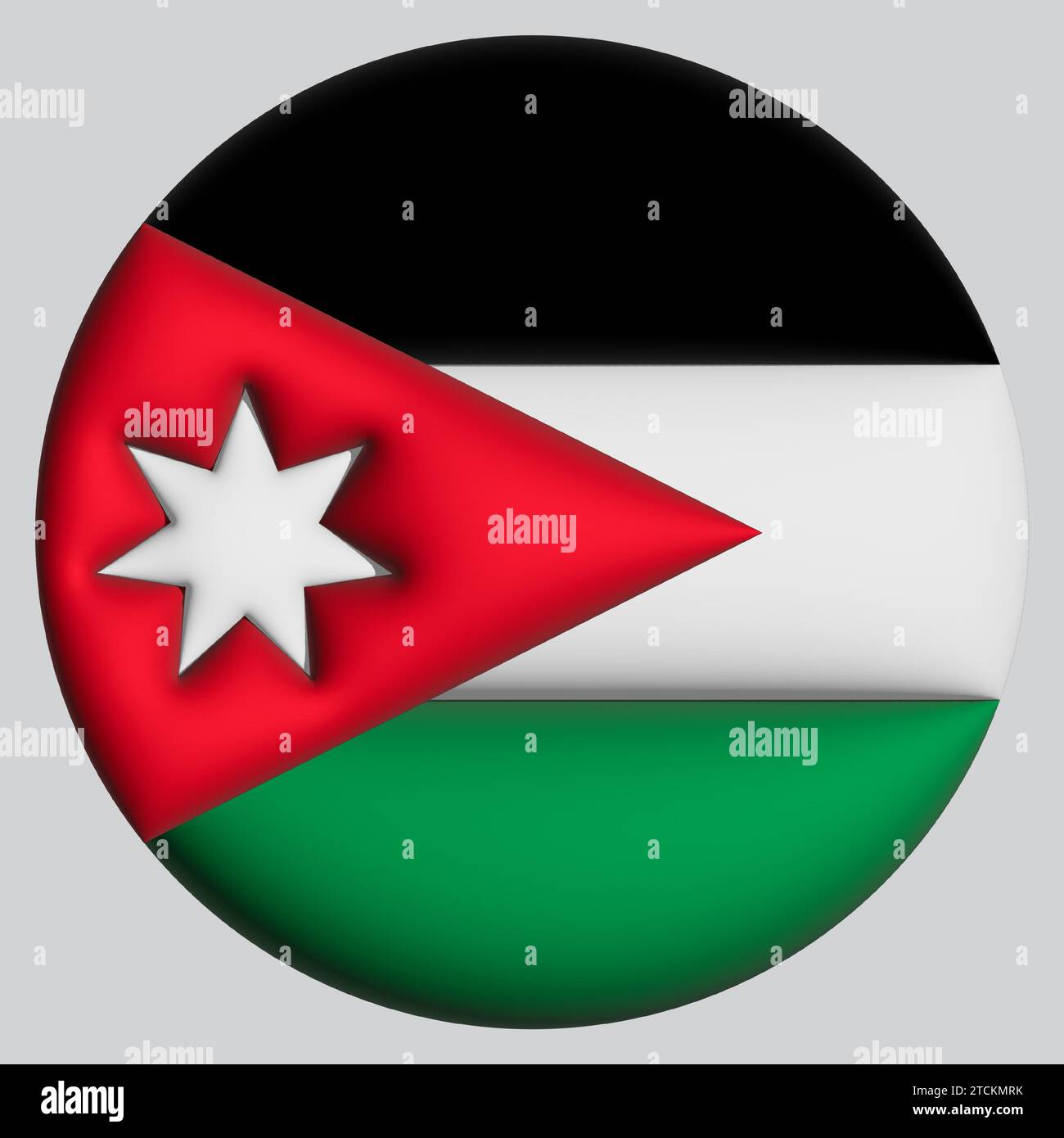 Jordan country flag circle hi-res stock photography and images - Alamy