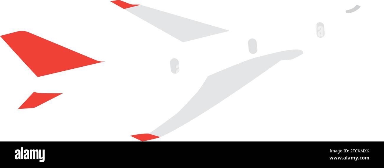 Isolated colored flying airplane icon Vector Stock Vector Image & Art ...