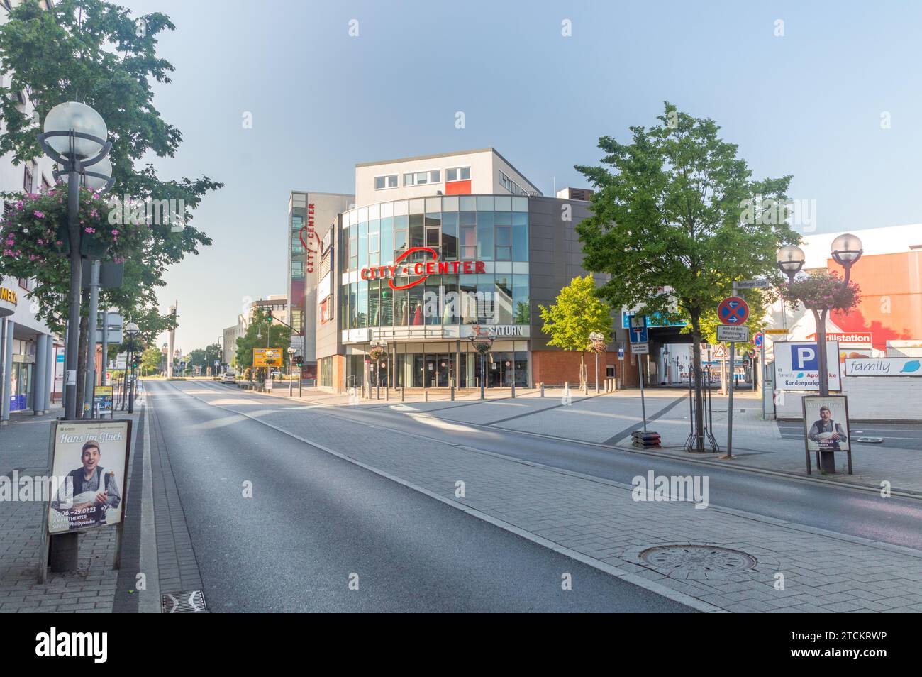 Hanau, Germany - June 25, 2023: City Center shopping mall in Hanau
