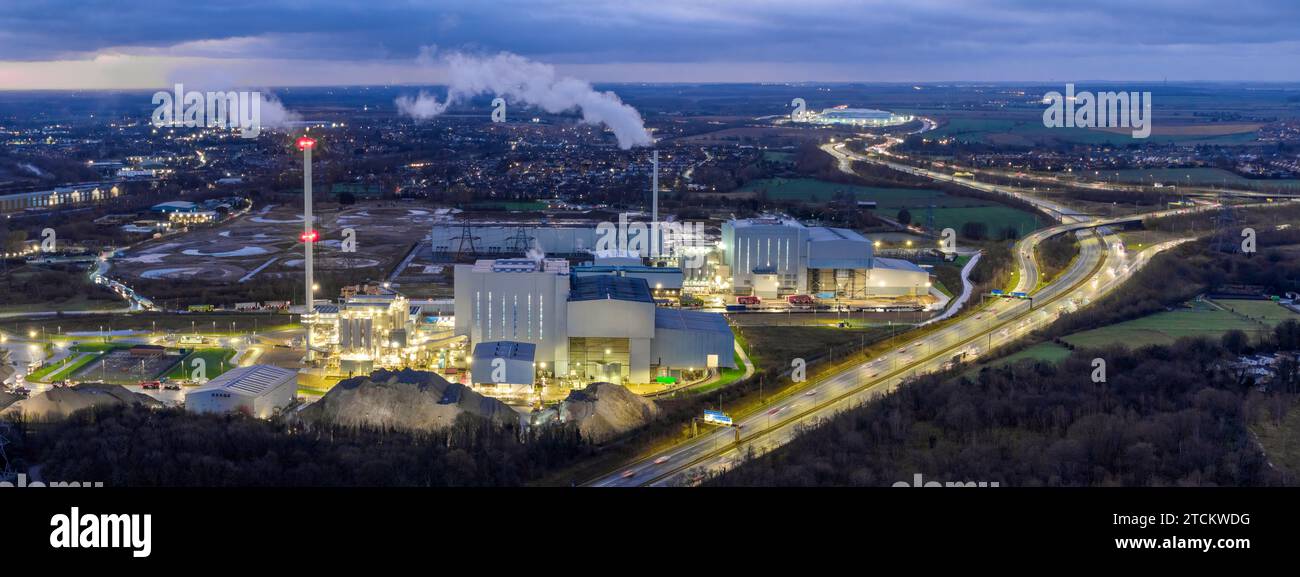 Ferrybridge, Yorkshire, England.Gas and multi fuel power station